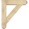 Ekena Millwork Traditional Craftsman Rough Sawn Bracket w/ Offset Brace, Douglas Fir, 8"W x 34"D x 38"H BKT0806X34X38TRA04RDF - alternate 3